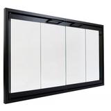 Temco Bi-Fold Glass Fireplace Door 36 | Easy Install | Prevent Drafts | All Parts Included | Very Important!!! Will Only fit Models TLC36-2 TLC36-3 TLC36-2I TLC36-3I TFC36-2 TCF36-3