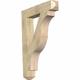 Ekena Millwork 6 W x 36 D x 48 H Funston Craftsman Rough Sawn Bracket Douglas Fir