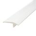 Outwater Plastic T-molding 1-1/4 Inch White Flexible Polyethylene Off-Set Barb Tee Moulding 250 Foot Coil