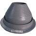 EAGLE 1 EPDM Flexible Roofing Pipe Flashing Boots - On Site Adjustable Roof Pipe Jack Boot (Standard or High Temp) (Standard - Grey Round 6)