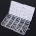 Mgaxyff 150Pcs 15 Kinds 304 Stainless Steel Split-Cotter Pins Kit M1-M3 Stainless steel cotter pin Split-Cotter Pins