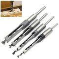 12.5mm Woodworker Square Hole Drill Bit Auger Mortising Chisel Carve Woodworking Tools;12.5mm Square Hole Drill Bit Auger Mortising Chisel Carve Woodworking Tools