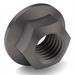 1/4 -20 Hex Flange Conical Lock Nut Grade G Metal No Serrations 2 Opposite Oval Lock Phosphate & Oil (inch) (Quantity: 3000)