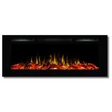 Regal Flame Fusion 50 Log Built-in Ventless Recessed Wall Mounted Electric Fireplace Better Than Wood Fireplaces Gas Logs Inserts Log Sets Gas Space Heaters Propane - LW2050WL1