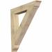 Ekena Millwork 6 W x 44 D x 44 H Traditional Traditional Rough Sawn Bracket Douglas Fir