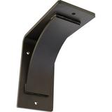 Ekena Millwork 3 W x 6 D x 6 H Morris Steel Bracket Hammered Dark Bronze