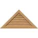 84 W X 38 1/2 H Triangle Gable Vent (96 7/8 W X 44 3/8 H Frame Size) 11/12 Pitch: Unfinished Non-Functional Smooth Western Red Cedar Gable Vent W/ Decorative Face Frame