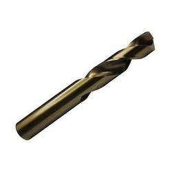 12 Pcs U Gold Cobalt Heavy Duty Split Point Stub Drill Bit D/Astcou Flute Length: 1-13/16 ; Overall Length: 3-1/8 ; Shank Type: Round; Number Of Flutes: 2 Cutting Direction: Right Hand