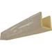 6 W x 10 H x 8 L 3-Sided (U-beam) Hand Hewn Endurathane Faux Wood Ceiling Beam White Washed