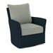 Armchair - Braxton Culler Lanai 28" Wide Swivel Down Cushion Armchair Polyester/Cotton/Rattan/Wicker/Other Performance Fabrics | Wayfair