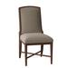 Fairfield Chair Clayton Upholstered Side Chair Upholstered in Brown | 38 H x 20 W x 27 D in | Wayfair 8821-05_3152 72_Walnut