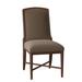 Fairfield Chair Clayton Upholstered Side Chair Upholstered in Brown | 38 H x 20 W x 27 D in | Wayfair 8821-05_8789 06_Walnut