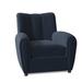 Armchair - Fairfield Chair Dellinger 35" W Armchair Polyester in Gray/White/Brown | 35 H x 35 W x 36 D in | Wayfair 1452-01_9953 76_Walnut