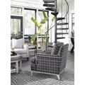 Armchair - Fairfield Chair Libby Langdon 28.5" W Armchair Fabric in Pink/Gray/Brown | 32.5 H x 28.5 W x 36 D in | Wayfair 6400-01_8789 48_Walnut