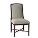 Fairfield Chair Clayton Upholstered Side Chair Upholstered in Brown | 38 H x 20 W x 27 D in | Wayfair 8821-05_9953 17_Espresso