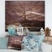 East Urban Home Lighthouse Shining Light During Stormy Night I - Nautical & Coastal Print On Natural Pine in Black | Wayfair