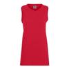 Augusta Women's Sleeveless Two Button Jersey, Red, Small