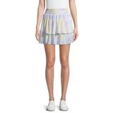 No Boundaries Juniors' Smocked Mini Skirt