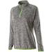 Holloway Ladies Force Training Top 222300 Carbon Heather/Scarlet Xl