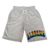 Men's Alabama Rainbow Pride B1587 Gray Fleece Jogger Sweatpants Gym Shorts Large