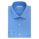 Mens Van Heusen Flex Collar Regular Fit Stretch Dress Shirt Blue Frost