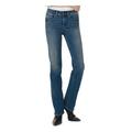 NYDJ Womens Navy Solid Straight leg Jeans Size 6