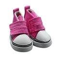 TureClos 1 Pair 5cm Doll Canvas Shoes Seakers Doll Toy Footwear Sports Tennis Shoes Children Gift Toys