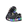 Snug Unisex Kids Boys Girls LED Light Up Shoes Sneakers Outdoor Sports Trainers Gymnastics Fitness Shoes Breathable