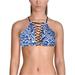 Nanette Lepore Womens Talavera Floral Print Halter Swim Top Separates