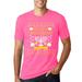 Happy Hanukkah Ugly Christmas Sweater Men's Graphic T-Shirt, Neon Pink, 3XL