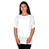 RWB Womens Short Sleeve Viscose Acrylic Sweater