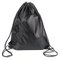 Winnereco Outdoor Sports Waterproof Drawstring Backpacks Storage Knapsack (Black)