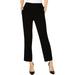 Nine West Womens Crepe Pull On Pants Black XS