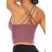 YouLoveIt Women Yoga Tank Tops Vest Women's Cami Yoga Workout Tank Top Casual Active Top Tube Bra Tops Yoga Bras Push Up Sports Bra Workout Running Shirts Yoga Tank Top