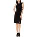 Bar Iii Womens Ponte-Knit Sheath Dress