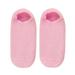 Chinatera 2pcs Feather Yarn Foot Cover Non-Slip Room Floor Socks Ankle Socks (Pink)