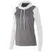 Ladies' Dry-Excelâ„¢ Echo Performance Polyester Knit Training Hoodie - GRAPH HTHR/ WHT - L