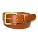 Handmade Premium Solid Bridle Leather Belt - 1-1/4" / Brown / 52