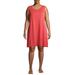 Terra & Sky Women's Plus Size Sleeveless Swing Dress