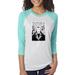 Halloween Lost Boys Vampire Women Graphic Tees 3/4 Raglan Sleeve