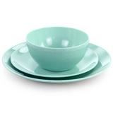 Martha Stewart 12 Piece Melamine Dinnerware Set, Service for 4 Melamine in Blue | Wayfair 950116338M