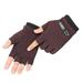 Gloves Men Fingerless Winter Warm Velvet Touch Screen Half Finger Full Gloves Jacquard Knit Driving Autumn Mitten Gloves Black