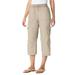 Woman Within Women's Plus Size Convertible Length Cargo Capri Pant