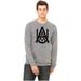 J2 Sport Alabama A&M University Bulldogs NCAA Logo Grey Crewneck Eco-Fleece Sweatshirt