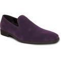 Vangelo Men Dress Shoe KING-5 Loafer Slip On Formal Tuxedo for Prom and Wedding Purple 9.5M