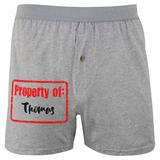 Property of Thomas Soft Knit Boxer Heather SM