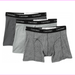 Calvin Klein Men's NP2168O964 Elements 3 Pack Boxer Briefs Grey/Dark Grey, XL