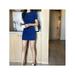 Alvage Women's Short Sleeve Ruched Sundress Knee Length Casual Bodycon T Shirt Dress