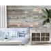 Millwood Pines Almanett 4.8" x 48" Reclaimed Wood Wall Paneling in Light/Gray Solid Wood in Brown | 48 H x 4.8 W x 0.375 D in | Wayfair