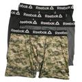 Reebok Men's Cotton Boxer Briefs, 4 Pack